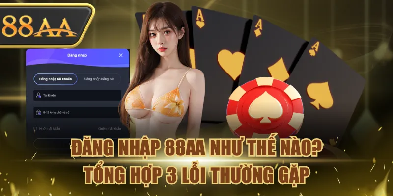 Đăng Nhập 88AA Như Thế Nào? Tổng Hợp 3 Lỗi Thường Gặp 5 Đăng nhập 88AA